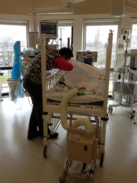 Werd zo heet dat ik een koel deken nodig had.